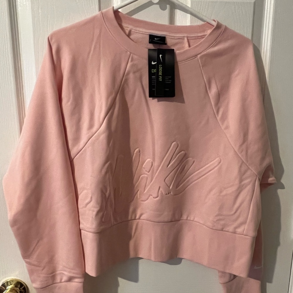 Nike Pink Sweatshirt (Women’s M) NWT